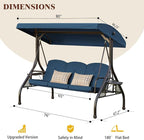 3-in-1 Convertible Outdoor Swing - Image 7
