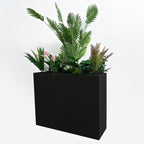 38" L x 13" W x 30" H Metal Tall Rectangular Planter - Image 8