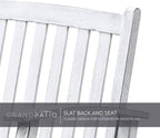 Grand patio 52" Farmhouse Outdoor Bench, Garden Benches - Image 4