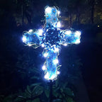 Solar Cross Garden Lights Outdoor Decorative - Image 2