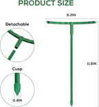 24 Pcs Plant Support Stakes, Half Round Plant Support - Image 3
