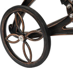 VINGLI Cast Aluminum Outdoor Chaise Lounge Chair - Image 4