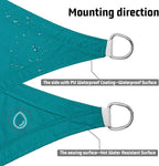 LOVE STORY Rectangle 9'x16' Waterproof Sun Shade Sail Canopy UV Block - Image 3
