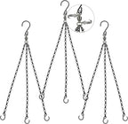 Heybe Swivel Hanging Basket Chains 23 Inches 3 Leads Hanging Chains Flower Pot by Heybe