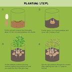 Potato Grow Bags with Flap 10 Gallon, 4 Pack Planter Pot with Handles and - Image 6