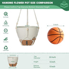 Self-Watering Hanging Planters for Indoor Plants Set 2-Piece Includes Plant - Image 2