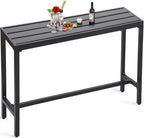 Outdoor Bar Table, Patio Counter Height Bar Table by Unknown