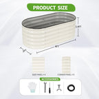Galvanized Raised Garden Bed Outdoor- 2 Pcs Raised Beds - Image 6
