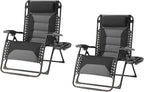 Zero Gravity Chair Set of 2 Oversized Padded Recliner by Unknown