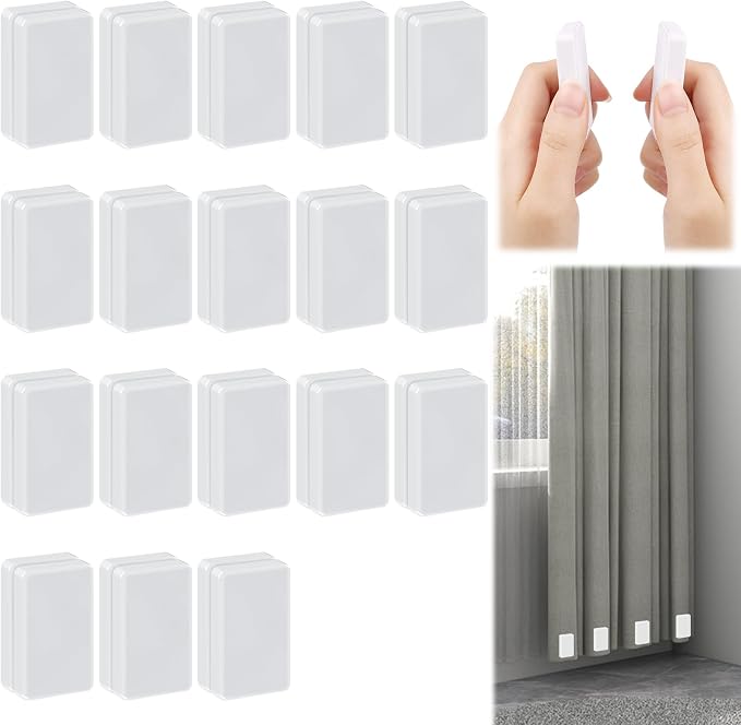 36pcs Outdoor Curtain Weights, Plastic Wrapped Magnetic Drapery Weights by Phoncoo