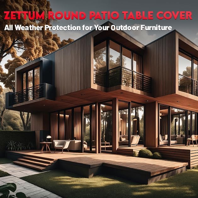 Zettum Round Patio Table Cover 48 Inch - Image 7