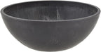 PSW Pot Collection M20DCB 8-inch Plastic/Stone/Wood Composite Low Bowl Planter - Image 2