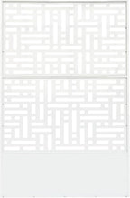 Oakland Living 6 ft. X 4 ft. White Freestanding Metal Privacy Screen Room - Image 4