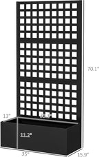 Outsunny Galvanized Raised Garden Bed - Image 7