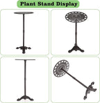 OwnMy Cast Iron Tall Plant Stand Heavy Duty Vintage Flower Pot Holder Stand - Image 5