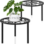 TOSKING 2-Pack Heavy Duty Metal Plant Stands by TOSKINGESSENCE