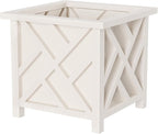 Lattice Design Outdoor Planter Box by PureGarden