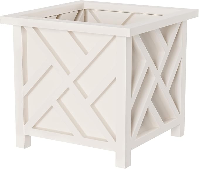Lattice Design Outdoor Planter Box by PureGarden