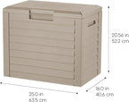 IRIS USA 35-Gallon Outdoor Deck Delivery Storage Box, Lockable & UV-Protected - Image 3