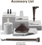 PARTPHONER Low Voltage Landscape Lighting 6-Pack, Aluminum 12V Pathway Lights - Image 3