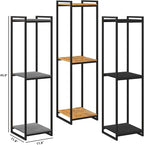 3-Tier Plant Stand Indoor, Oak Grey - Image 2