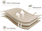 LOVE STORY Rectangle 6'x8' Waterproof Sun Shade Sail Canopy UV Block - Image 6