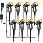 Svater Landscape Lighting Outdoor, 8 Pack Low Voltage Spotlights by Svater