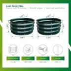 GARDMAX 2 Pack 2x2x1FT Galvanized Round Raised Garden Bed Kit, Metal Planter - Image 5