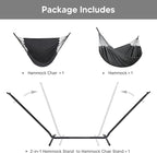 SUNCREAT 2-in-1 Hammocks Convertible Portable Double Hammock - Image 3