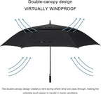 G4Free 47/54/62/68/72 Inch Automatic Open Golf Umbrella Oversize Extra Large - Image 3