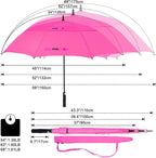 G4Free 47/54/62/68/72 Inch Automatic Open Golf Umbrella Oversize Extra Large - Image 2
