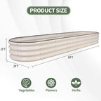 1MORE Galvanized Raised Garden Bed- Planter Garden Boxes Outdoor, Raised Beds - Image 7
