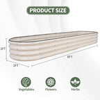 1MORE Galvanized Raised Garden Bed- Planter Garden Boxes Outdoor, Raised Beds - Image 5