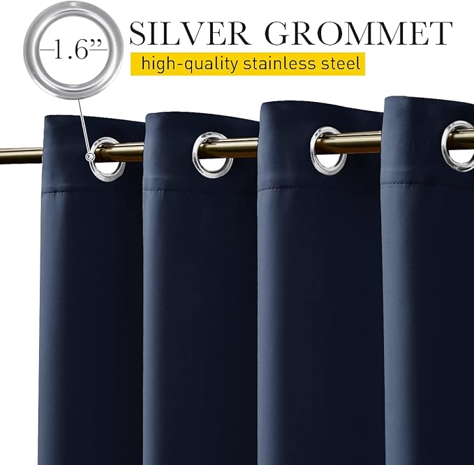 NICETOWN 2 Panels Gazebo Curtains Outdoor Waterproof & Windproof, Top and - Image 9