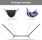 SUNCREAT 2-in-1 Convertible Portable Double Hammock - Image 3