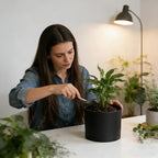 10 Inch Round Plastic Plant Pot - Image 5