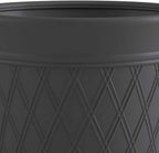 Suncast Lattice Hose Pot for Outdoor Garden Storage, Peppercorn - Image 7