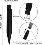 10 Pack Solar Light Stakes Replacement, ABS Reinforced Ground Spikes - Image 3