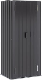 Greesum Outdoor Metal Storage Cabinet, Vertical Tool Organizer by BuynowfromGreesum