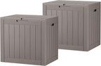 Outdoor Storage Box, Resin Deck Boxes Indoor and outdoor, Waterproof Storage by NBYSGO