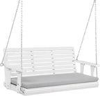 VINGLI Wooden Porch Swing, Heavy Duty 880 LBS Hanging Patio Bench by VINGLI