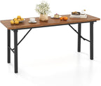 Tangkula 59" Narrow Outdoor Dining Table by TANGKULA