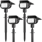 Nreonrick Solar Spot Lights 360° Adjustable Solar Lights Outdoor IP65 Waterproof by Nreonrick