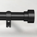 Time Forest Curtain Rods for Windows 32 to 170, 1 Inch Adjustable Black Heavy by TimeForest