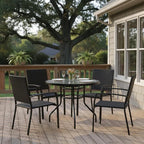 Tangkula 32" Round Outdoor Table - Image 5