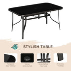 Outsunny 8 Pieces Patio Furniture Set - Image 3