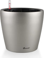 Dexceder 9x8 Inches Self Watering Planter Metallic Matte Indoor Outdoor by Dexceder