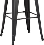 AC Pacific 30” Metal Barstool Set of 2 – Country Rustic Style - Image 9