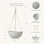 La Jolie Maison 10 Inch Hanging Planters - Image 3