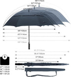 G4Free 47/54/62/68/72 Inch Automatic Open Golf Umbrella Oversize Extra Large - Image 2